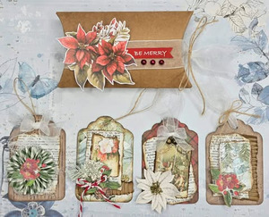 Cardmaking Kits No Instructions: C2529 : Pillow Box & Gift Tags (CK)