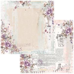 49 And Market: 49 & Market Echoes of Time - Tattered Time 12x12 Scrapbook Paper