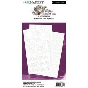 49 & Market Echoes of Time - Irresistible Rub On Transfers 6"x12" (3 sheets)