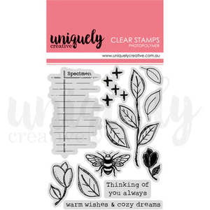Botanical Art Journal Photopolymer Stamp