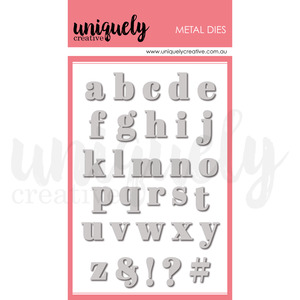UCD2225 : Serif Lowercase Alpha Die (Whispers of Wisdom)