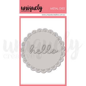 Uniquely Creative Dies: UCD2224 : Delicate Doily Die (Whispers of Wisdom)