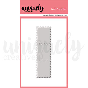 Uniquely Creative Dies: UCD2226 - Postage Stamp Strip Die (Ultraviolet Delight)