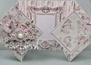 Cardmaking Kits No Instructions: C2613 : Corner Fold Card and Envelope (CK)