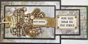 Cardmaking Kits No Instructions: C2612 : Double Slider Mens Card (CK)