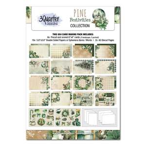 Pine Festivities 6" x 4" Card Pack