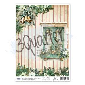 3quarter Designs: Pine Festivities A4 Rice Paper Sheet