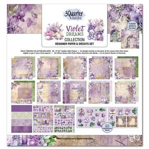 3quarter Designs: Violet Dreams 12" x 12" Collection