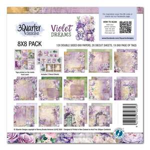 3quarter Designs: 8x8 Violet Dreams Collection
