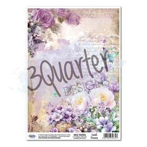 3quarter Designs: Violet Dreams Rice Paper