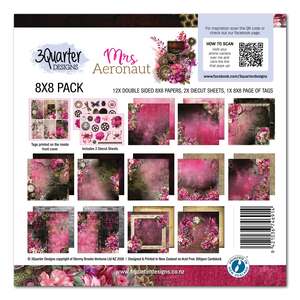 3quarter Designs: 8x8 Mrs Aeronaut Collection