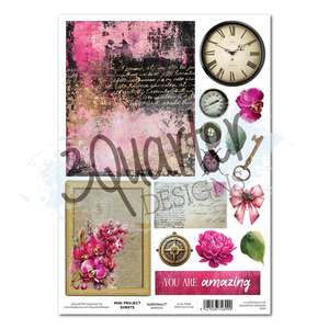 3quarter Designs: Mrs Aeronaut A4 Project Sheet