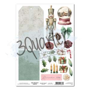 3quarter Designs: Silent Night A4 Project Sheet