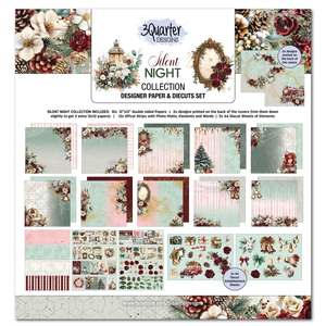 3quarter Designs: Silent Night 12" x 12" Collection