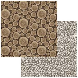 49 And Market: Joyful Timber 12x12 paper : Evergreen Season - (49&Market)