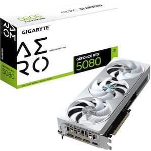 Pc Components: Gigabyte NVIDIA RTX 5080 Aero 16GB GDDR6X PCIE Graphics Card