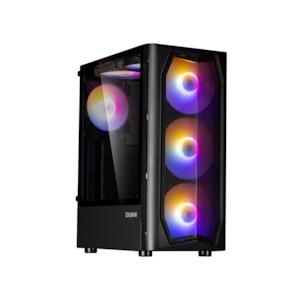 Cases: Zalman N4 Rev.1 ATX Black Mid Tower Case 4x140mm RGB
