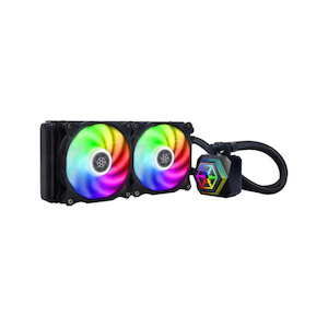 SilverStone PF240-ARGB-V2 PermaFrost Liquid Cooler - Dual Fan