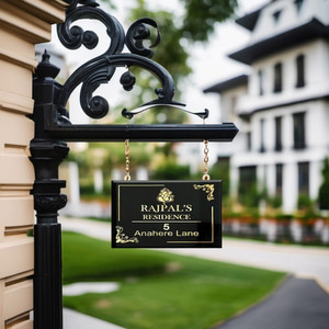 Raised letters House Signs ( Hindu ) WOW CUSTOM SIGNS