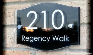 Laser Cut House Number WOW CUSTOM SIGNS