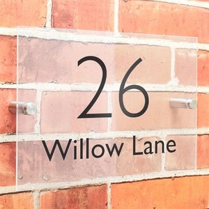 Laser Cut House Number WOW CUSTOM SIGNS