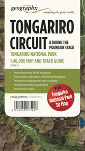 Geographx Maps: Tongariro Circuit Map