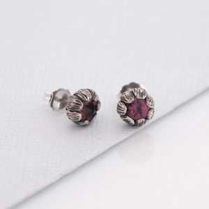 Louise Douglas | Floret Studs | Garnet
