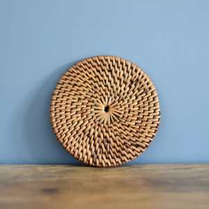 Rattan Collection: Brown Rattan Coaster