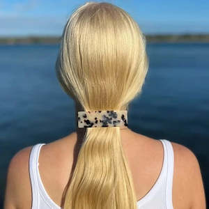 Oversized Acetate Barrette | Light Turtle