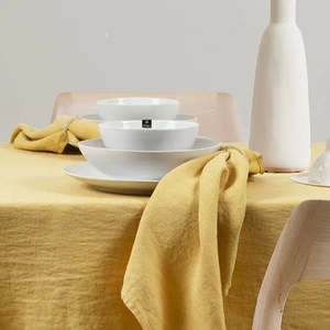 Linen Tablecloth | Honey