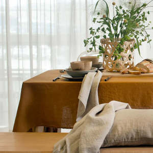 Linen Tablecloth | Amber