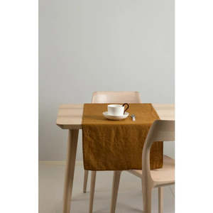 Himla Linens: Linen Table Runner | Amber