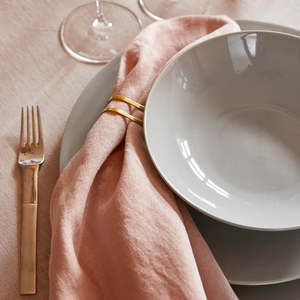Himla Linens: Linen Napkins | Set of 4 | Nude