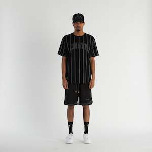 Summer Festival Wear: Men's Varsity Stripe T-Shirt