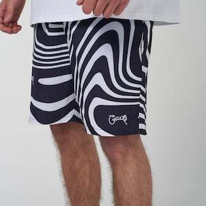 Festie Wear: Crate Zebra Swim Shorts
