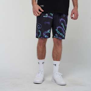 Festie Wear: Crate Chained Snake Swim Shorts
