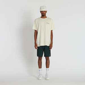 Athletic Streetwear: Scripted Stamp Swim Shorts