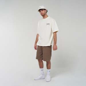 Box Fit Collection: MEN'S SCRIPTED BOX FIT T-SHIRT