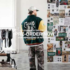 CRATE X WILLIE THE WAITER LIMITED EDITION LETTERMAN JACKET