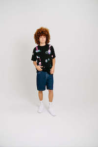 CRATE X RICE RICE BABY ALL OVER PRINT T-SHIRT
