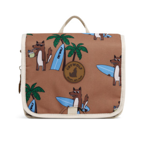 Cry Wolf: Cosmetic Bag - Surf'n Mr Wolf