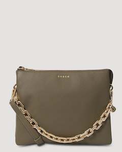 Matilda Crossbody - Rosemary + Chunky Chain