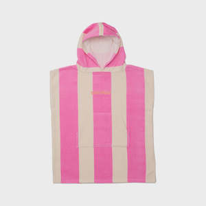 HOODED TOWEL Candy Stripe