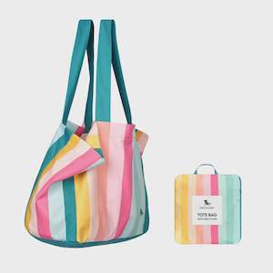 Dock Bay: Beach Tote Bag M - Coastal Candy