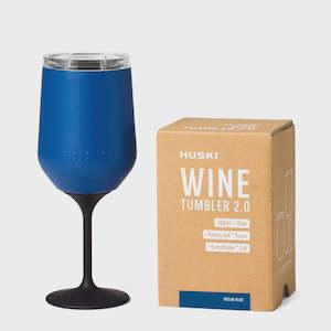 Him: Huski Wine Tumbler 2.0 - Ocean Blue