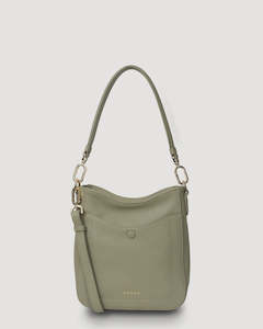 Crossbody: Rosie Shoulder Bag - Eucalyptus Pebble