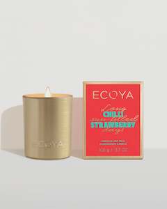 Chilli Strawberry Mini Goldie Candle Holiday Collection