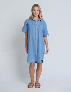 Clothing: Vinnie Dress - Blue Denim