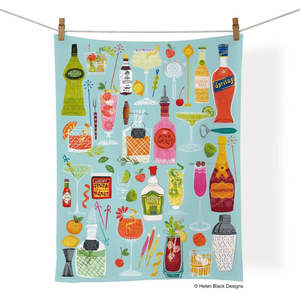 5 O'Clock Somewhere - Cotton Tea Towel