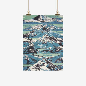 Tea Towel - Mountains